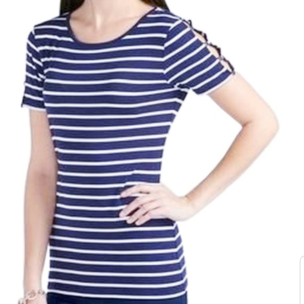 Cato Blouse with Sleeve Button Detail